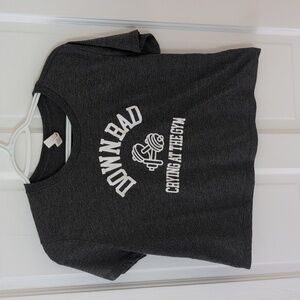 Cropped Shirt, Down Bad